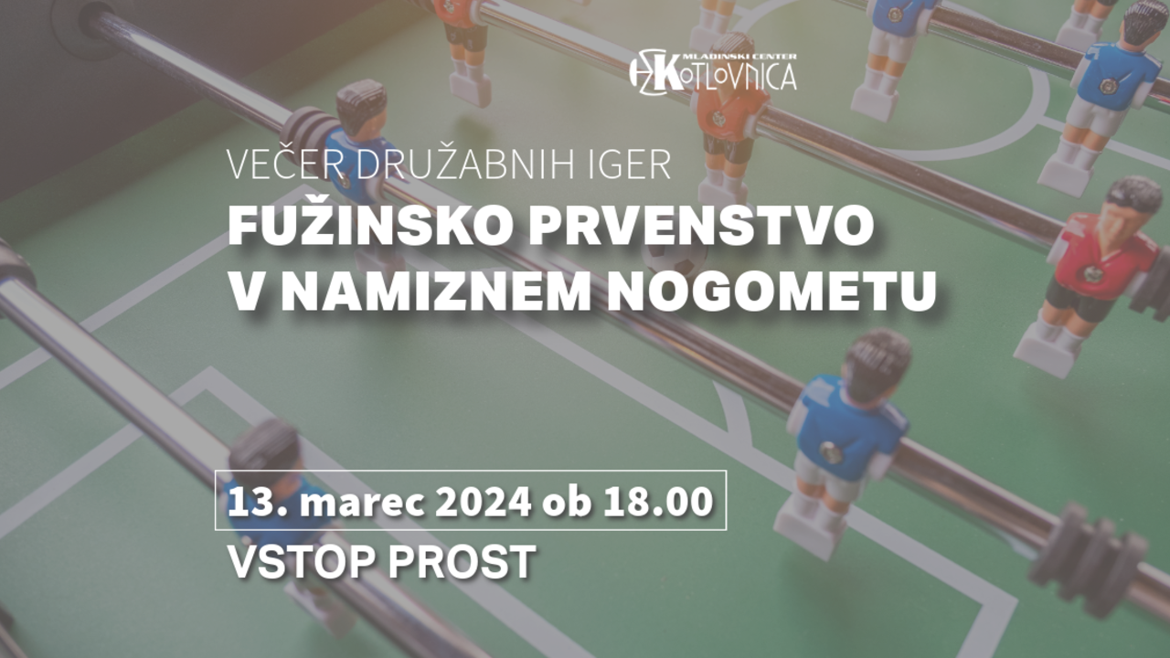 Fužinsko prvenstvo v namiznem nogometu