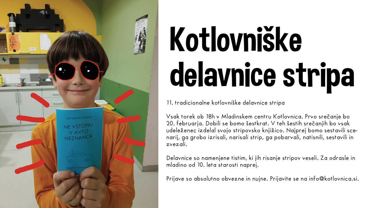 11. tradicionalne kotlovniške delavnice stripa